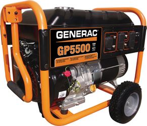 Generac Power Systems  5500 watts Portable Generator  10 hr. 