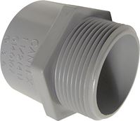 Cantex  1 in. Dia. PVC  Male Adapter 