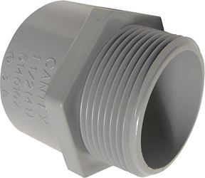 Cantex  1-1/2 in. Dia. PVC  Male Adapter 