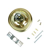 Jandorf Glass Holder Kit Brass 3-1/4 in. L x 3 in. H 1 pk 