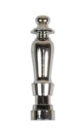 Jandorf Spindle Finial Nickel Plated 2 in. L 1 pk 