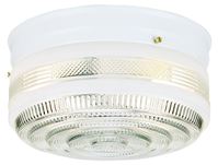 Westinghouse  White  Ceiling Fixture  5-1/4 in. H x 10-3/4 in. W 