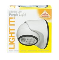 Light It White Metal Porch Light Motion-Sensing LED 6 volts 