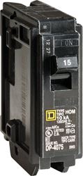 Square D  HomeLine  Single Pole  15 amps Circuit Breaker 