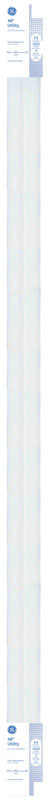 GE  Ecolux  Fluorescent Bulb  32 watts 1800 lumens T8  48 in. L Cool White  2 pk