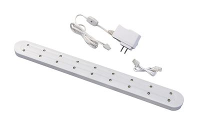 Westek  Slimline  16 in. L Plug-In  LED  Under Cabinet Light Strip  White 