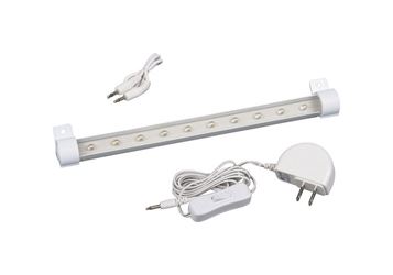 Westek  10 in. L Plug-In  LED  Under Cabinet Light Strip  White 
