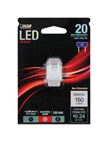 FEIT Electric  LED Bulb  2 watts 160 lumens 3000 K G8  Wedge  Soft White  20 watts equivalency 