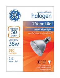 GE  Halogen Light Bulb  38 watts 550 lumens Floodlight  PAR30  Medium Base (E26)  White  1 pk 
