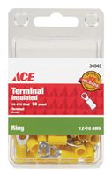 Ace  Industrial  Ring Terminal  Vinyl  Yellow  50 