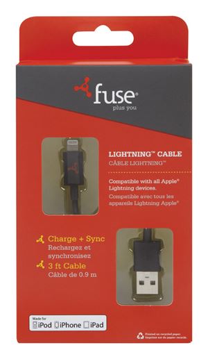Fuse  3 ft. L Lightning Cable  1