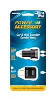 Rayovac USB Car and Wall Charger 2 pk 