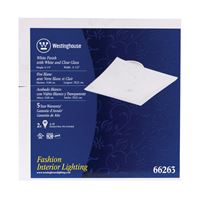 Westinghouse  White  Ceiling Fixture  11-1/2 in. D x 6-1/4 in. H x 11-1/2 in. W 