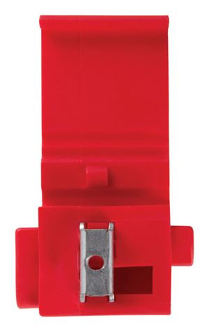 Jandorf  Commercial  Terminal Self-Stripping  Plastic  22-16 AWG Red  2 pk