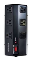 Monster Just Power It Up 15 ft. L 6 outlets Surge Protector Black 