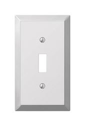 Amerelle  1 gang Polished Chrome  Stamped Steel  Toggle  Wall Plate  1 pk 