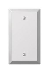 Amerelle  1 gang Polished Chrome  Stamped Steel  Blank  Wall Plate  1 pk 