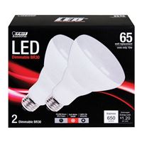 FEIT Electric  LED Bulb  10 watts 650 lumens 3000 K Medium Base (E26)  BR30  Soft White  65 watts eq 