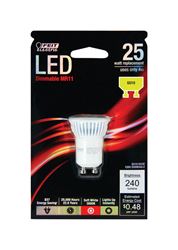 FEIT Electric  LED Bulb  4 watts 240 lumens 3000 K GU10  MR11  Soft White  25 watts equivalency 