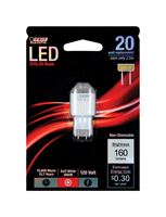 FEIT Electric  LED Bulb  2.5 watts 160 lumens 3000 K Specialty  GY6.4  Soft White  20 watts equivale 