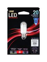 FEIT Electric  LED Light Bulb  3 watts 200 lumens 3000 K Speciality  20 watts equivalency 