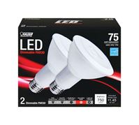 FEIT Electric  LED Light Bulb  12 watts 750 lumens 3000 K Reflector  PAR30  75 watts equivalency 