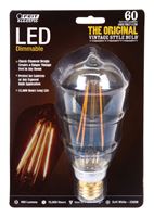 FEIT Electric  Vintage Style  LED Bulb  4.2 watts 466 lumens 2200 K Decorative  ST19  Soft White  60 