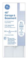 GE  Fluorescent Bulb  32 watts 2900 lumens Linear  T8  48 in. L Cool White  2 pk 