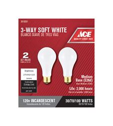 Ace  Incandescent Light Bulb  30/70/100 watts 275/950/1225 lumens 2700 K A-Line  A21  Medium Base (E 