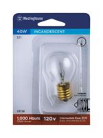 Westinghouse  Incandescent Light Bulb  40 watts 355 lumens 2700 K Incandescent  S11  Intermediate Ba 