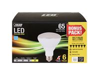FEIT Electric  LED Bulb  10.5 watts 650 lumens 2700 K Reflector  BR30  Soft White  65 watts equivale 