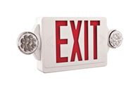 Lithonia Lighting Thermoplastic Indoor LED Lighted Exit Sign and Emergency Lights 
