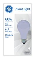 GE  Incandescent Light Bulb  60 watts 630 lumens Plant Light  A19  Medium Base (E26)  1 pk 