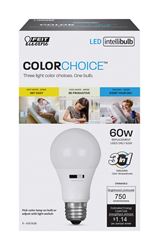 FEIT Electric  Intellibulb COLORCHOICE  LED Bulb  9.5 watts 750 lumens 2700/4000/5000 K A-Line  A19 