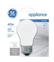 GE  Medium Screw (E26)  Appliance Light Bulb  40 watts 355 lumens 