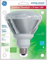 GE  Energy Smart  CFL Bulb  26 watts 1300 lumens Floodlight  PAR38  5.6 in. L Soft White  1 pk 