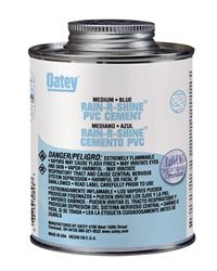 Oatey  Rain-R-Shine  Blue  PVC  Cement  8 oz. 
