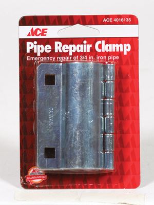Ace  3/4 in. Dia. Steel  Pipe Repair Clamp