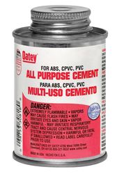 Oatey  Clear  PVC/CPVC  All-Purpose Cement  4 oz. 