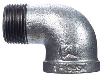 B & K 1-1/4 in. Dia. x 1-1/4 in. Dia. FPT To MPT 90 deg. Galvanized Malleable Iron Street Elbow 