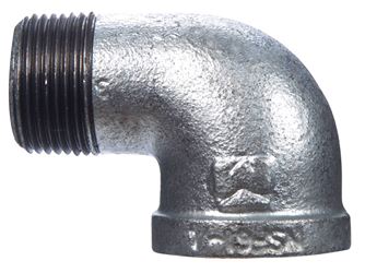 B & K 1-1/2 in. Dia. x 1-1/2 in. Dia. FPT To MPT 90 deg. Galvanized Malleable Iron Street Elbow 