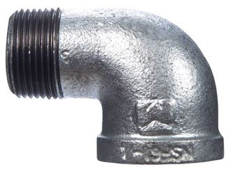 B & K 2 in. Dia. x 2 in. Dia. FPT To MPT 90 deg. Galvanized Malleable Iron Street Elbow 