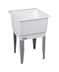 Mustee Laundry Tub Single Bowl 34 in. x 23 in. x 25 in. 20 gal. 