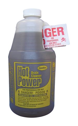 Hot Power  Liquid  Drain Cleaner  32 oz.