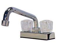 B & K  Two Handle  Laundry Faucet  4 in. Chrome 