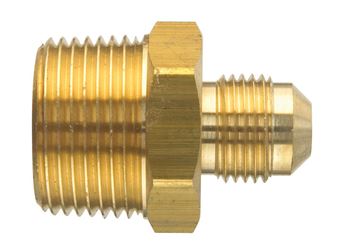 JMF 3/8 in. Dia. x 3/4 in. Dia. Male Flare To Male For Brass, copper, aluminum and steel hydraulic 