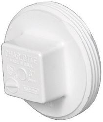 Charlotte Pipe Schedule 40 6 in. Dia. MPT PVC Clean-Out Plug 