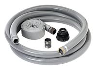 Wayne  2 in. Dia. x 2 in. Dia. x 20 ft. L Discharge Hose Kit  Reinforced Coil 