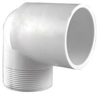 Charlotte Pipe Schedule 40 Slip To MPT 2 in. Dia. x 2 in. Dia. 90 deg. PVC Street Elbow 