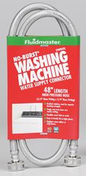 Fluidmaster 3/4 in. Hose x 3/4 in. Dia. Hose Stainless Steel Washing Machine Supply Line 48 i 